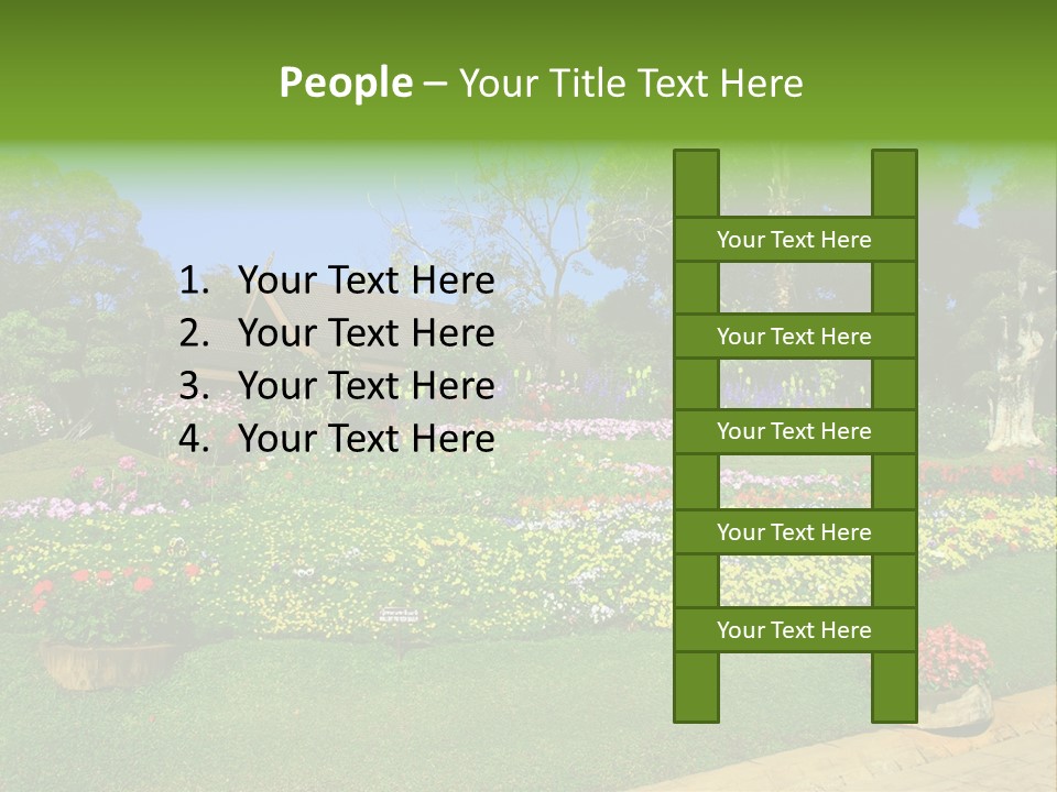 Summer Flowers PowerPoint Template