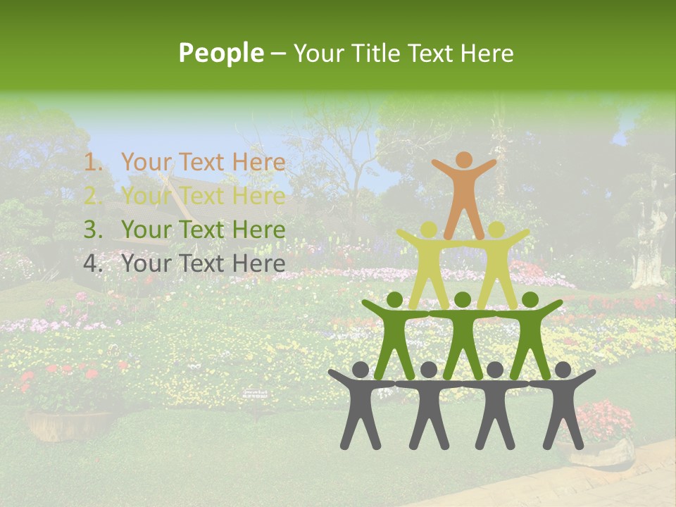 Summer Flowers PowerPoint Template