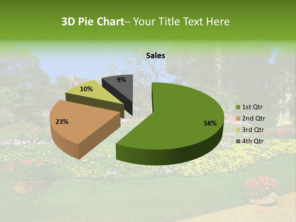 Summer Flowers PowerPoint Template