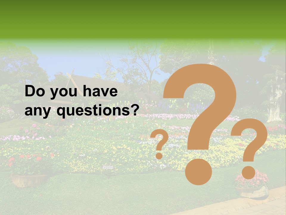 Summer Flowers PowerPoint Template