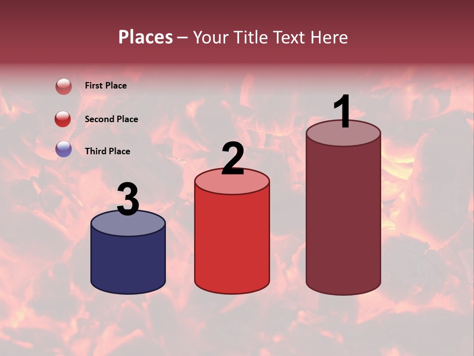 Yanan Kömür PowerPoint Template