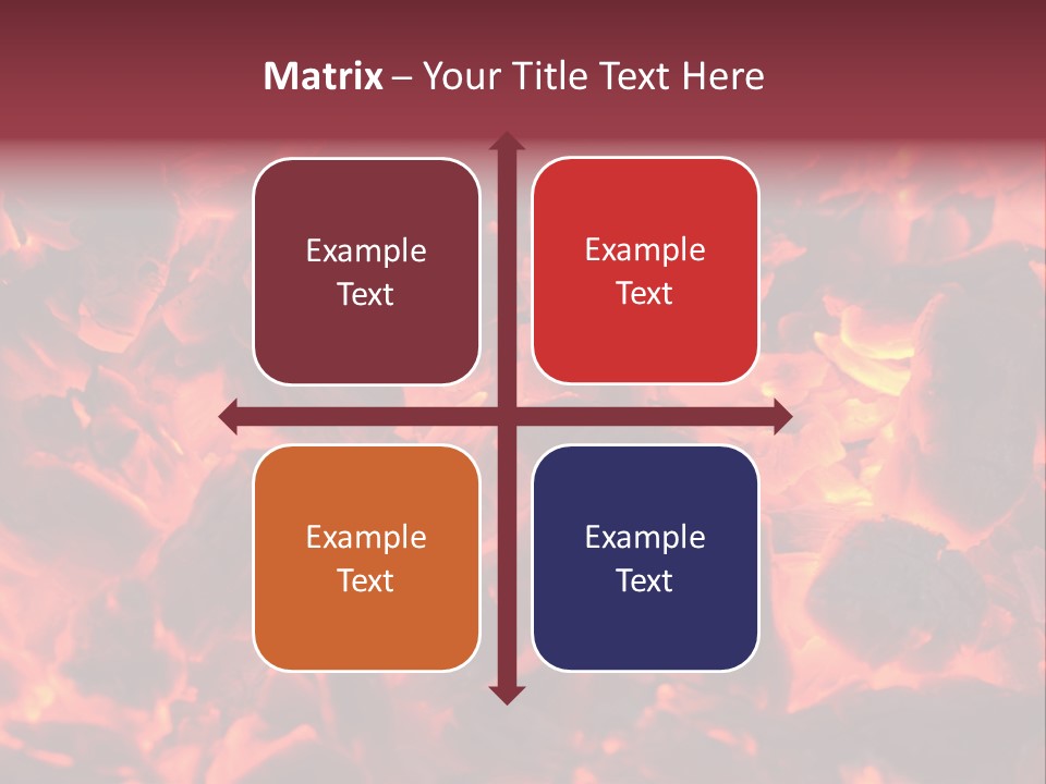 Yanan Kömür PowerPoint Template