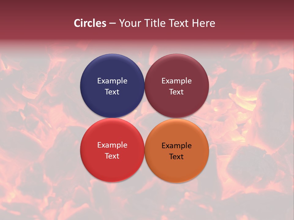 Yanan Kömür PowerPoint Template