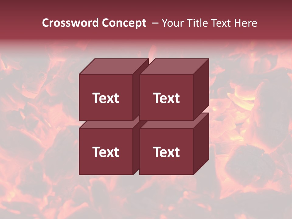 Yanan Kömür PowerPoint Template