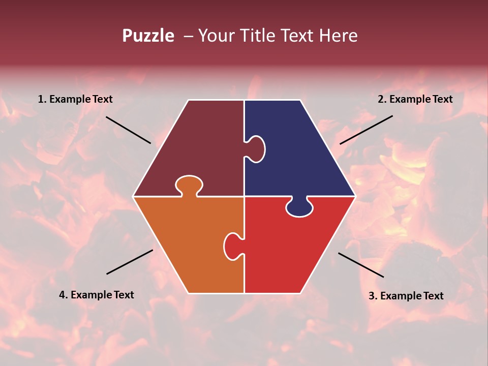 Yanan Kömür PowerPoint Template