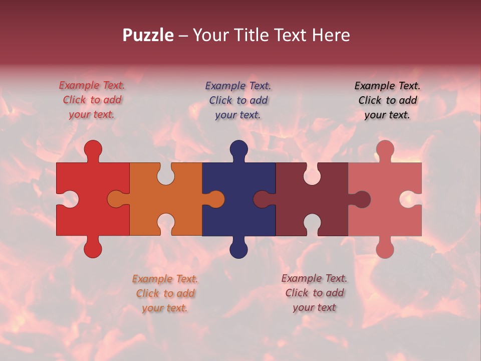 Yanan Kömür PowerPoint Template