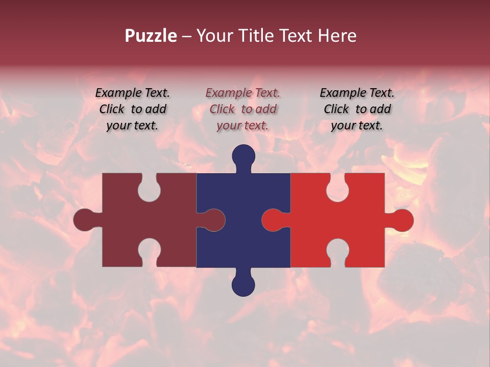 Yanan Kömür PowerPoint Template