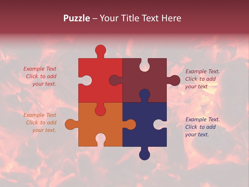Yanan Kömür PowerPoint Template