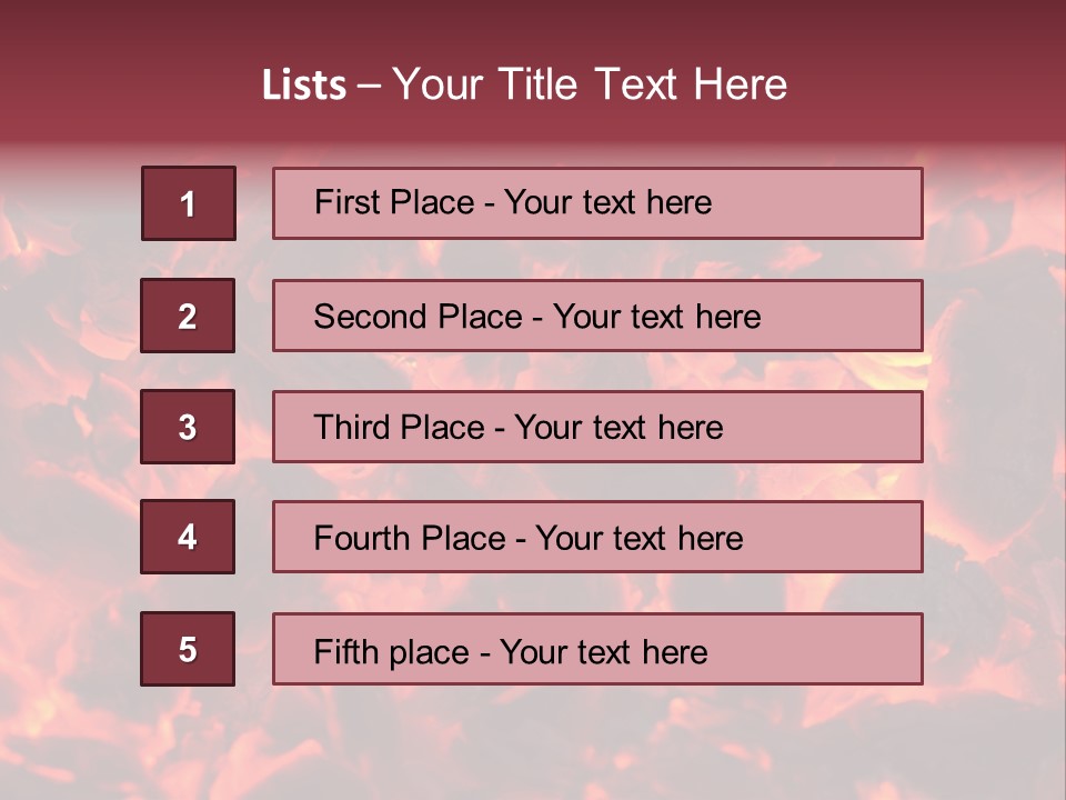 Yanan Kömür PowerPoint Template