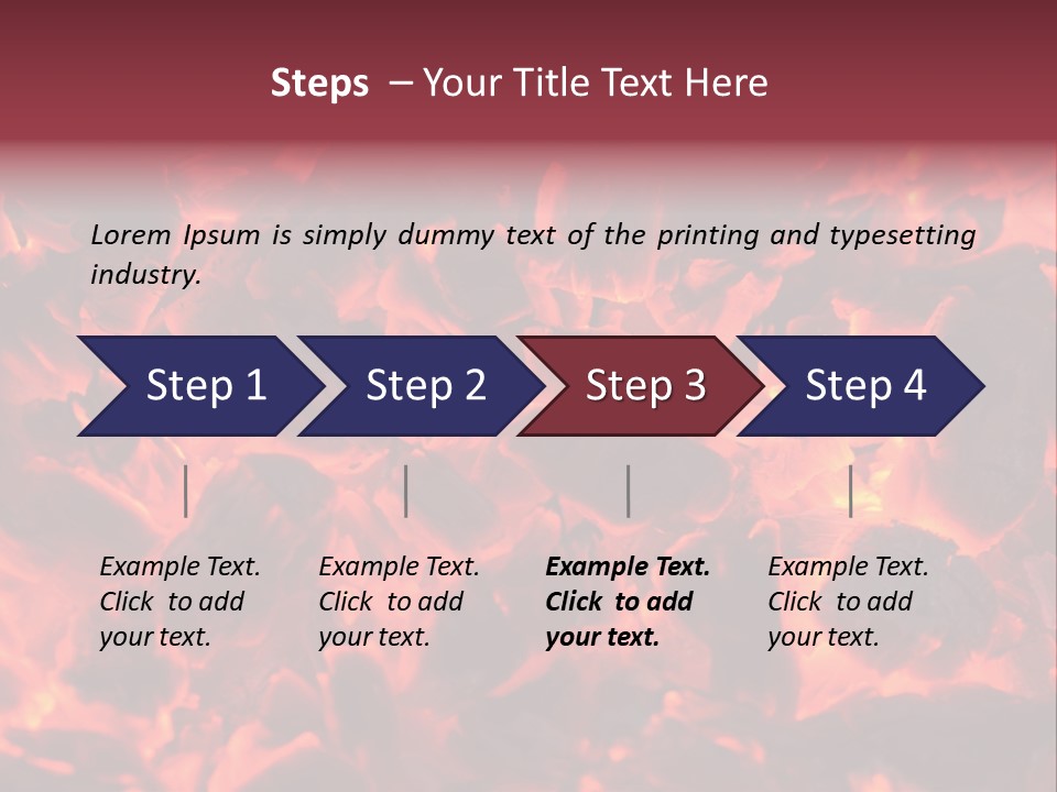 Yanan Kömür PowerPoint Template
