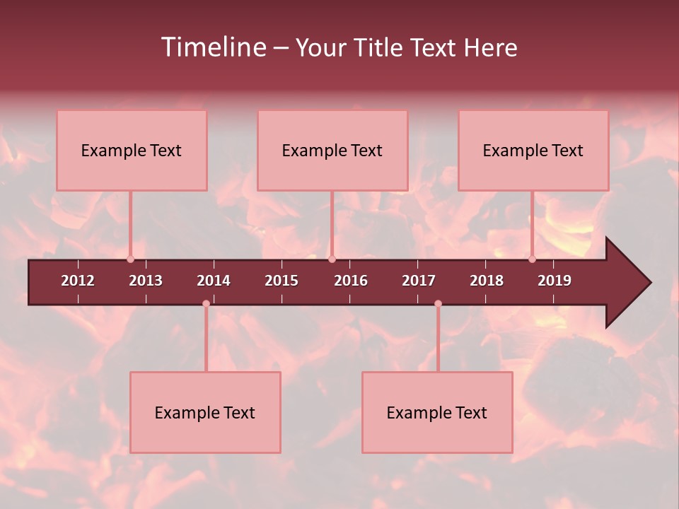 Yanan Kömür PowerPoint Template