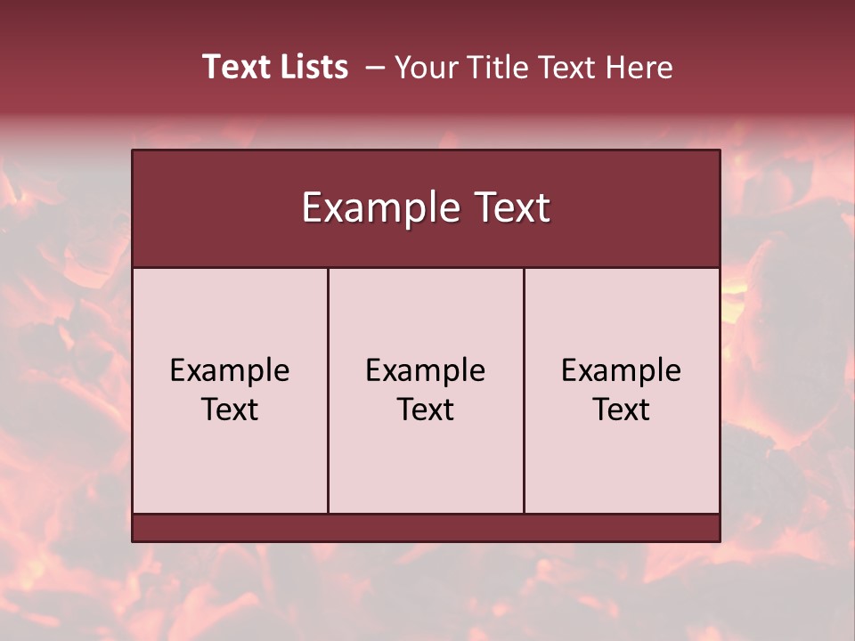 Yanan Kömür PowerPoint Template