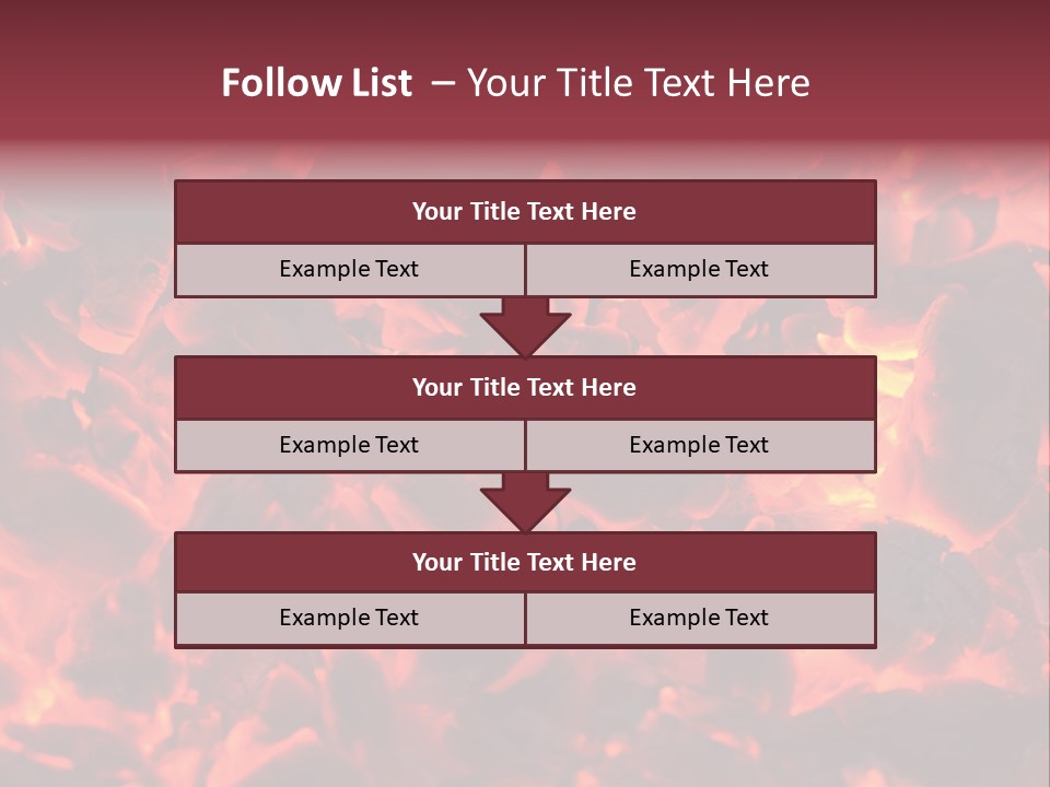 Yanan Kömür PowerPoint Template