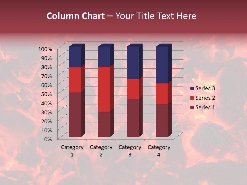Yanan Kömür PowerPoint Template