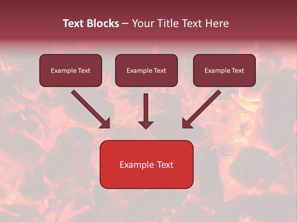 Yanan Kömür PowerPoint Template