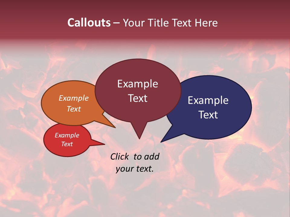 Yanan Kömür PowerPoint Template