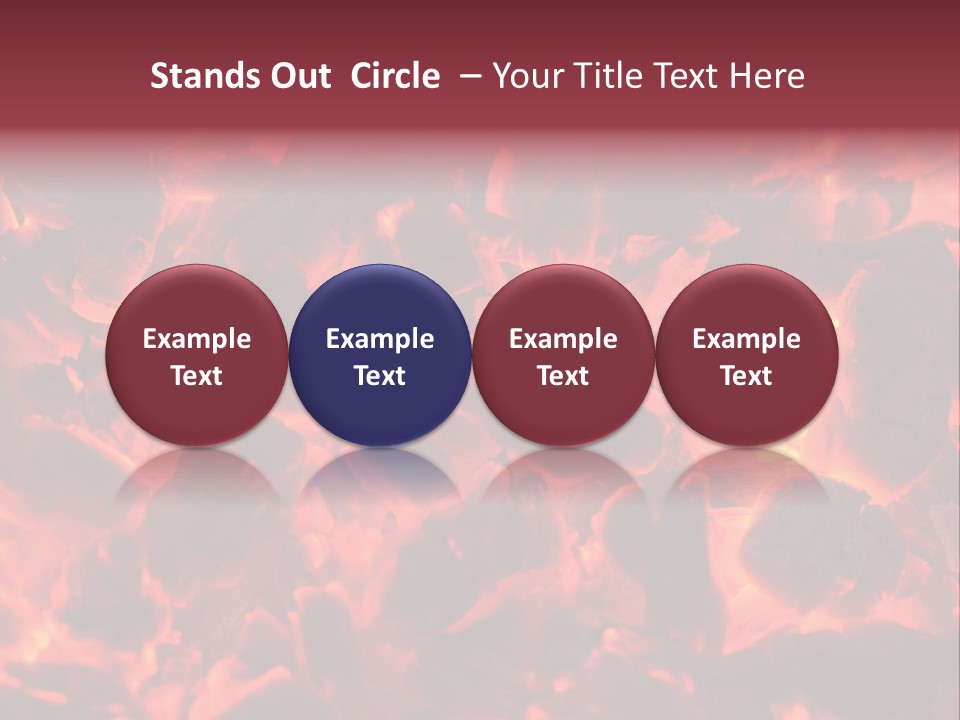 Yanan Kömür PowerPoint Template