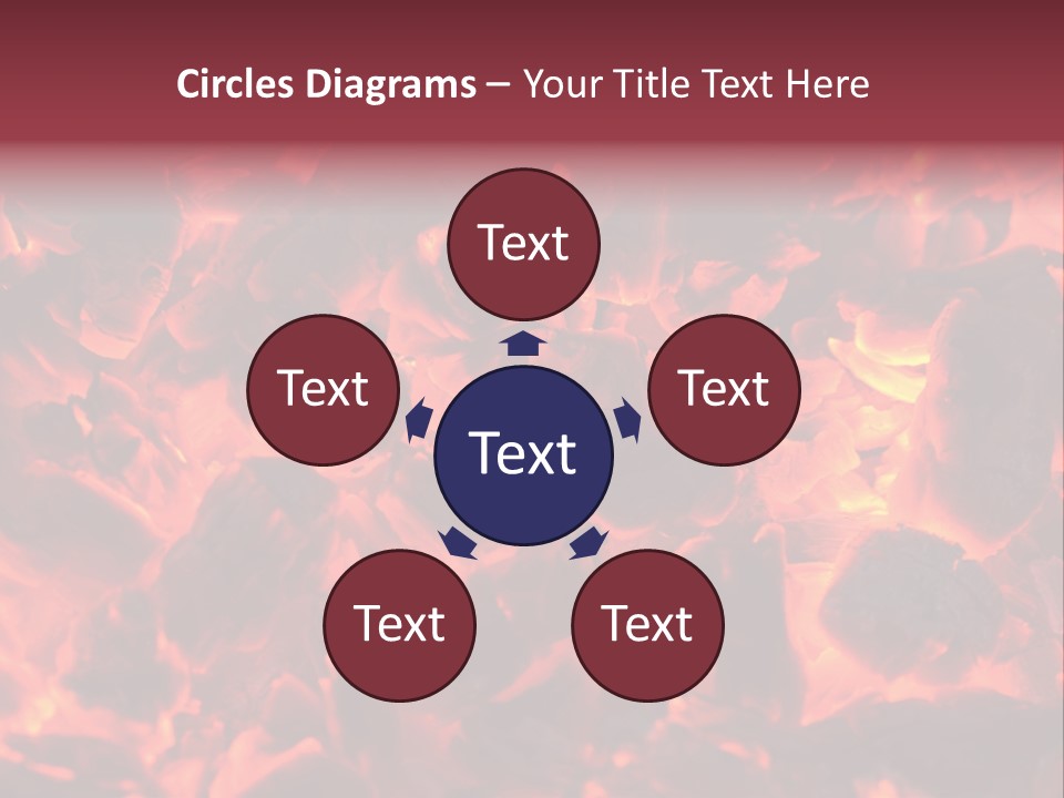 Yanan Kömür PowerPoint Template