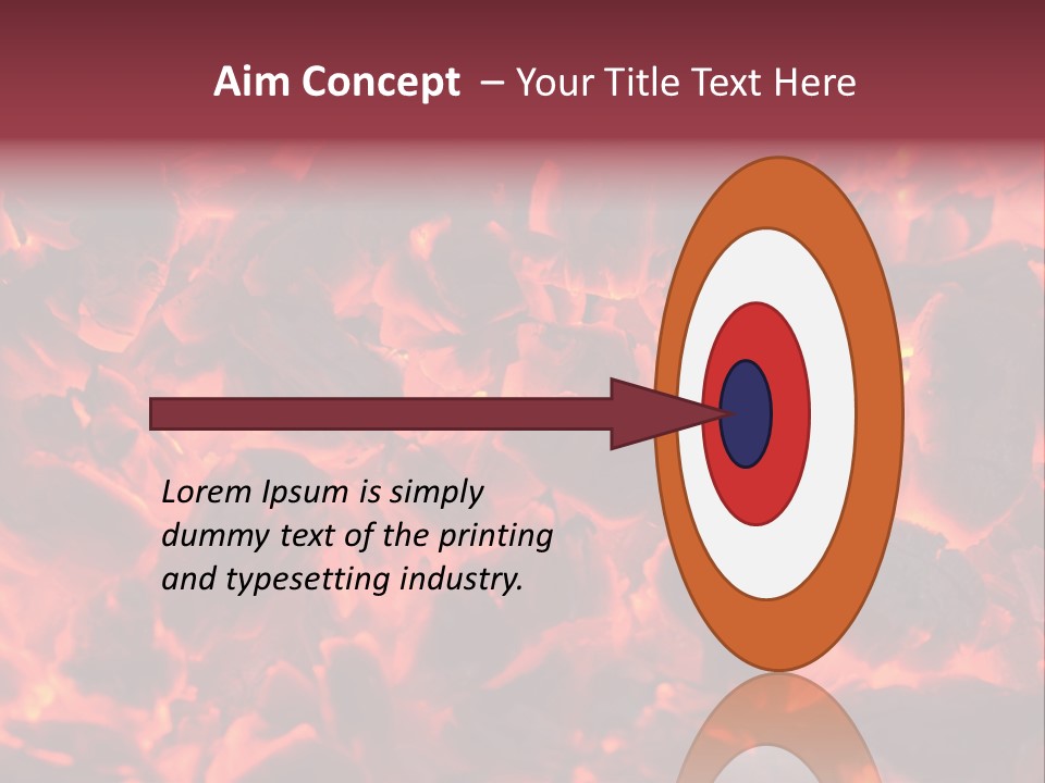Yanan Kömür PowerPoint Template