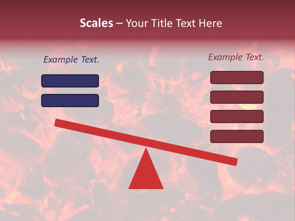 Yanan Kömür PowerPoint Template