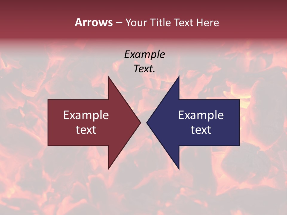 Yanan Kömür PowerPoint Template
