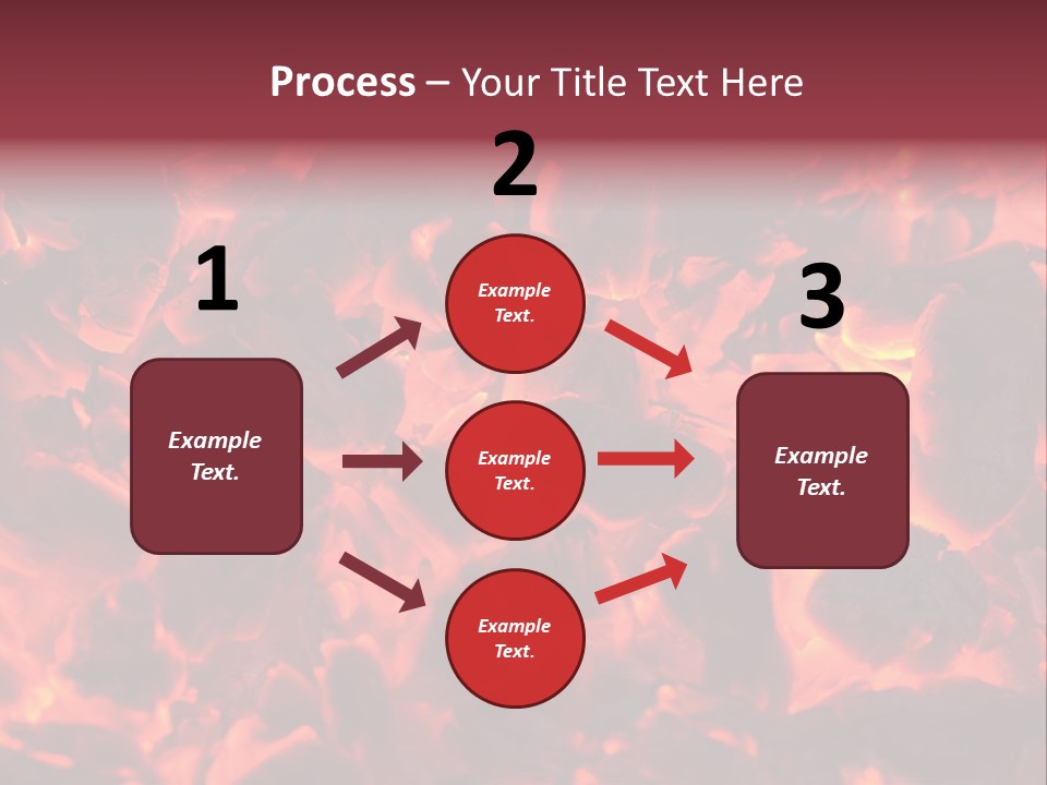 Yanan Kömür PowerPoint Template