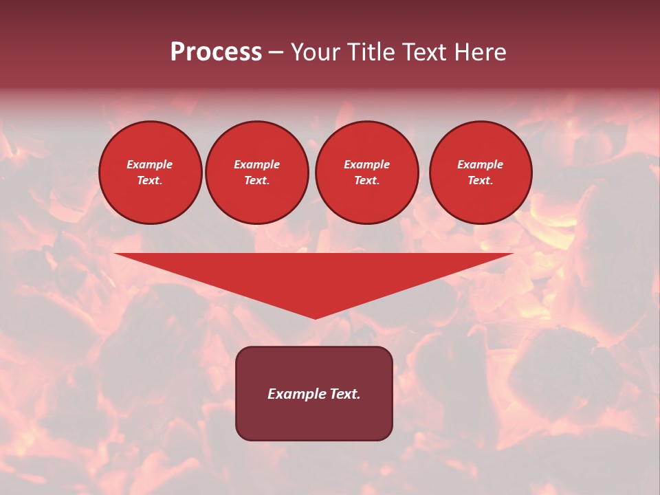 Yanan Kömür PowerPoint Template