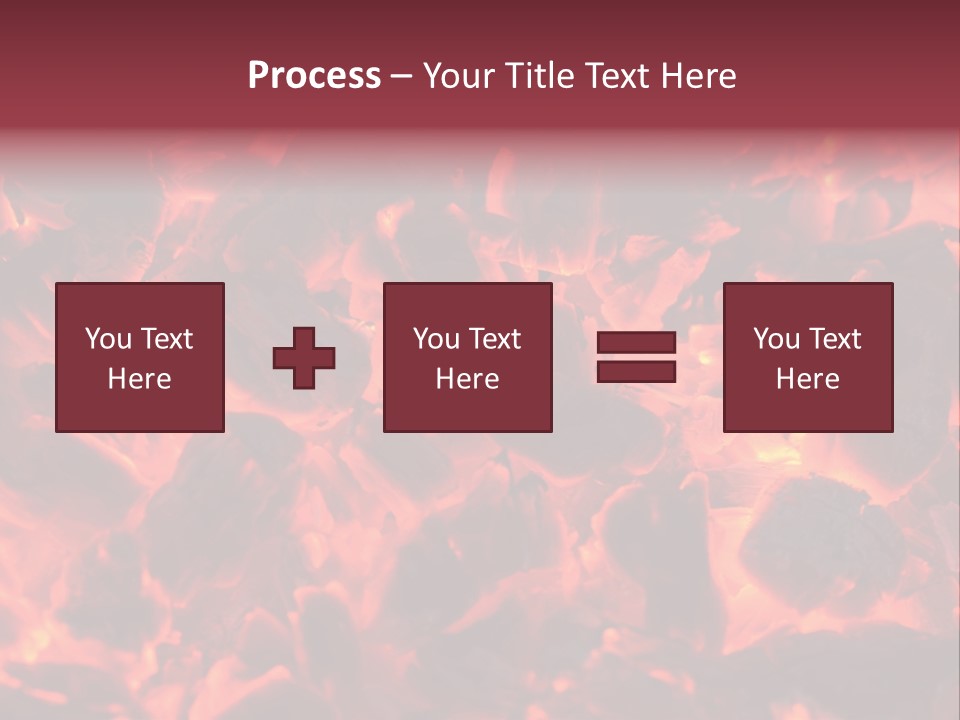 Yanan Kömür PowerPoint Template