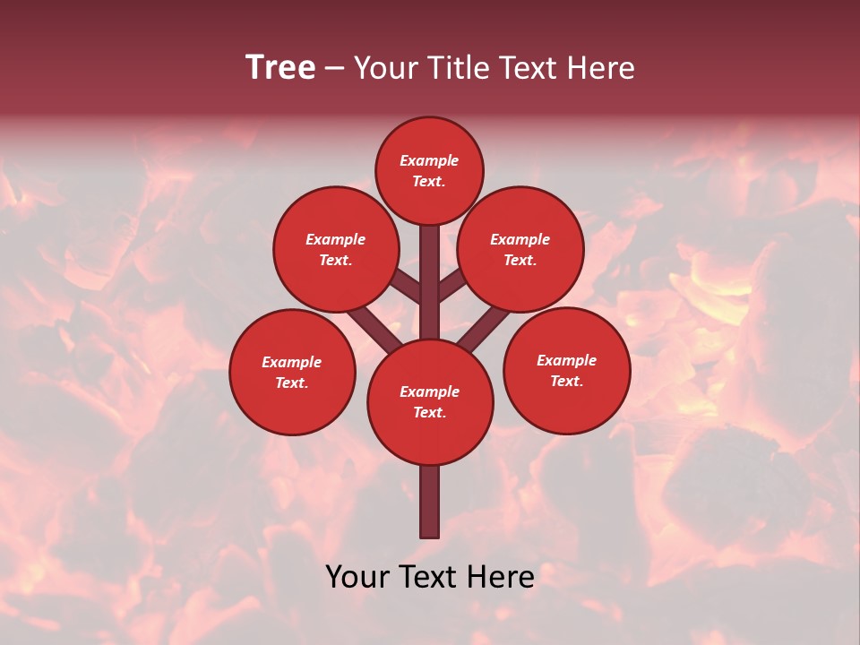 Yanan Kömür PowerPoint Template