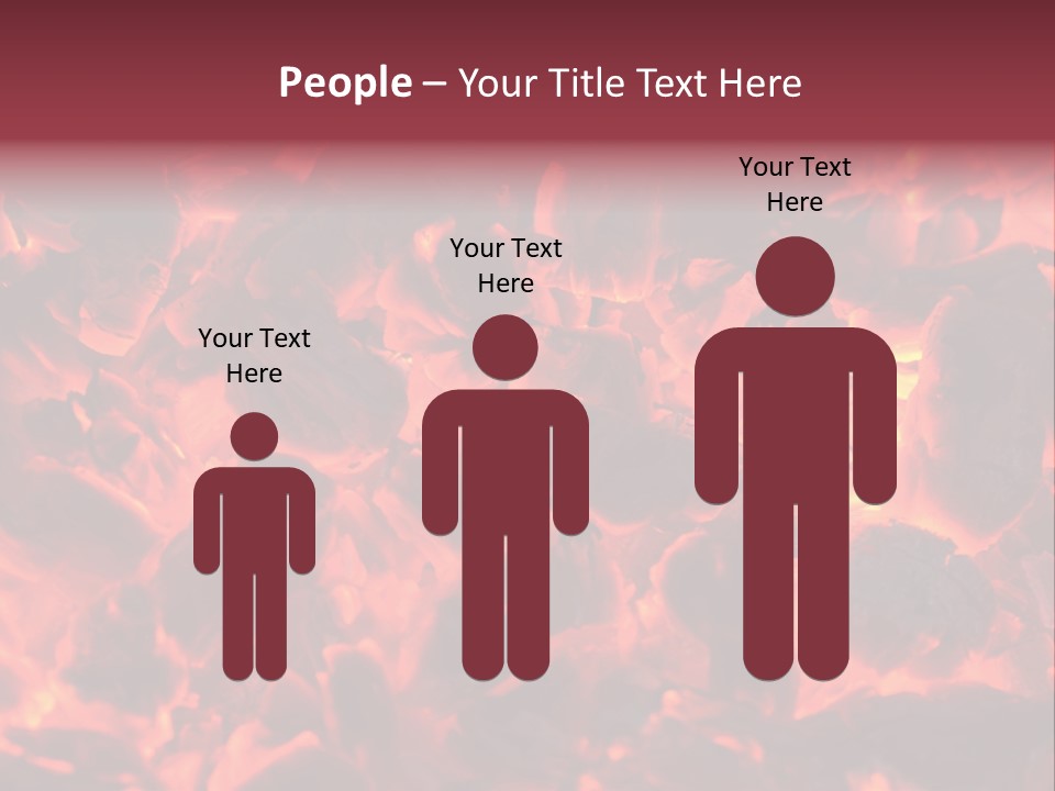 Yanan Kömür PowerPoint Template