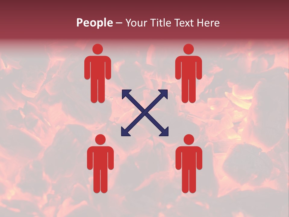 Yanan Kömür PowerPoint Template