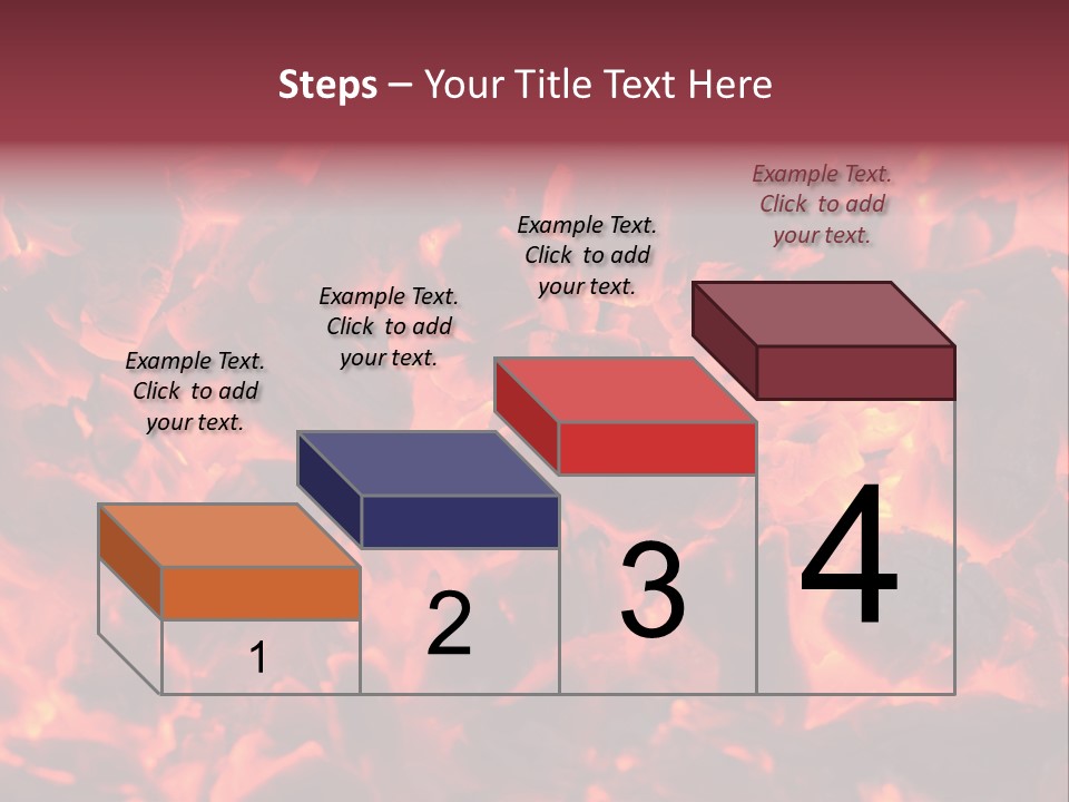 Yanan Kömür PowerPoint Template