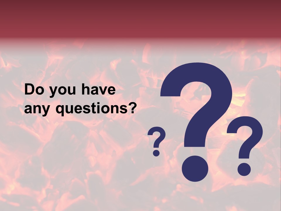 Yanan Kömür PowerPoint Template