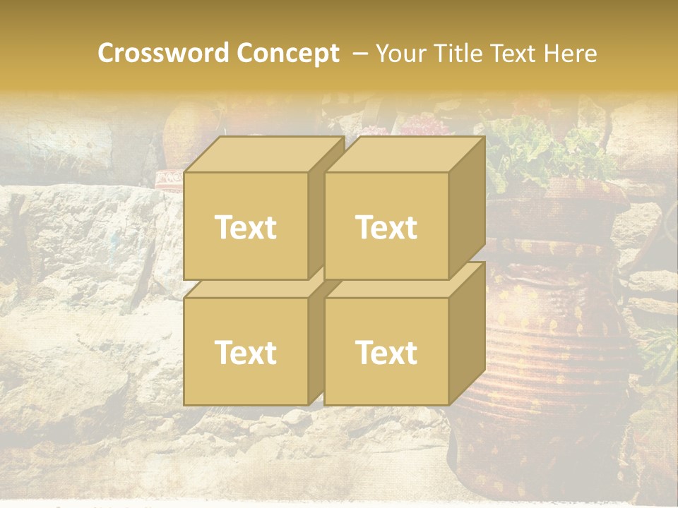 Sandstone Style Crete PowerPoint Template