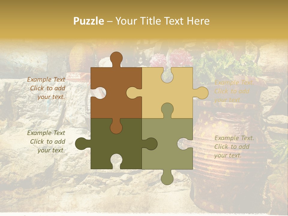 Sandstone Style Crete PowerPoint Template