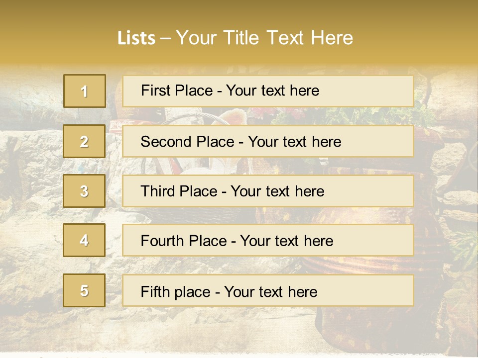 Sandstone Style Crete PowerPoint Template