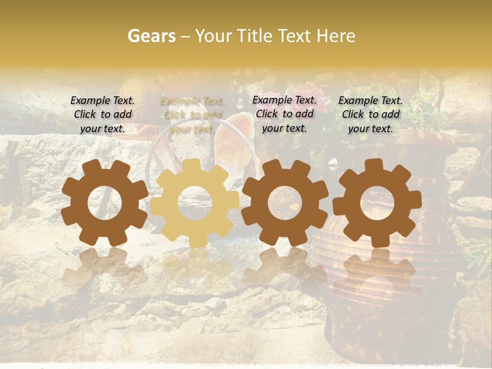 Sandstone Style Crete PowerPoint Template