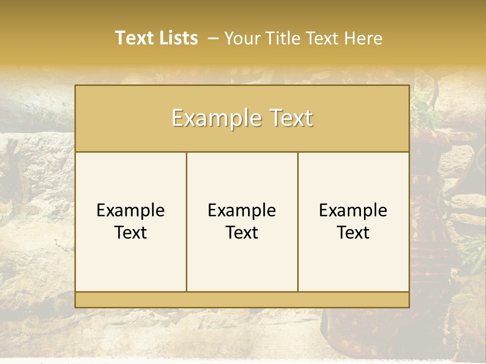 Sandstone Style Crete PowerPoint Template