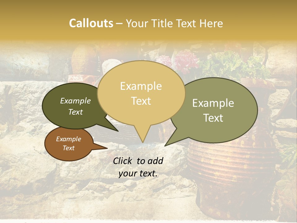 Sandstone Style Crete PowerPoint Template