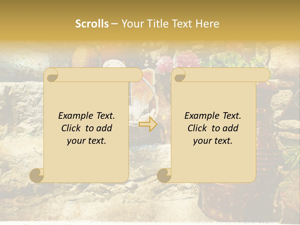 Sandstone Style Crete PowerPoint Template