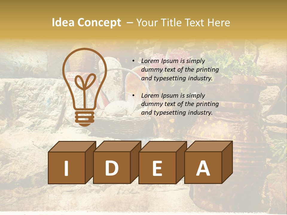 Sandstone Style Crete PowerPoint Template
