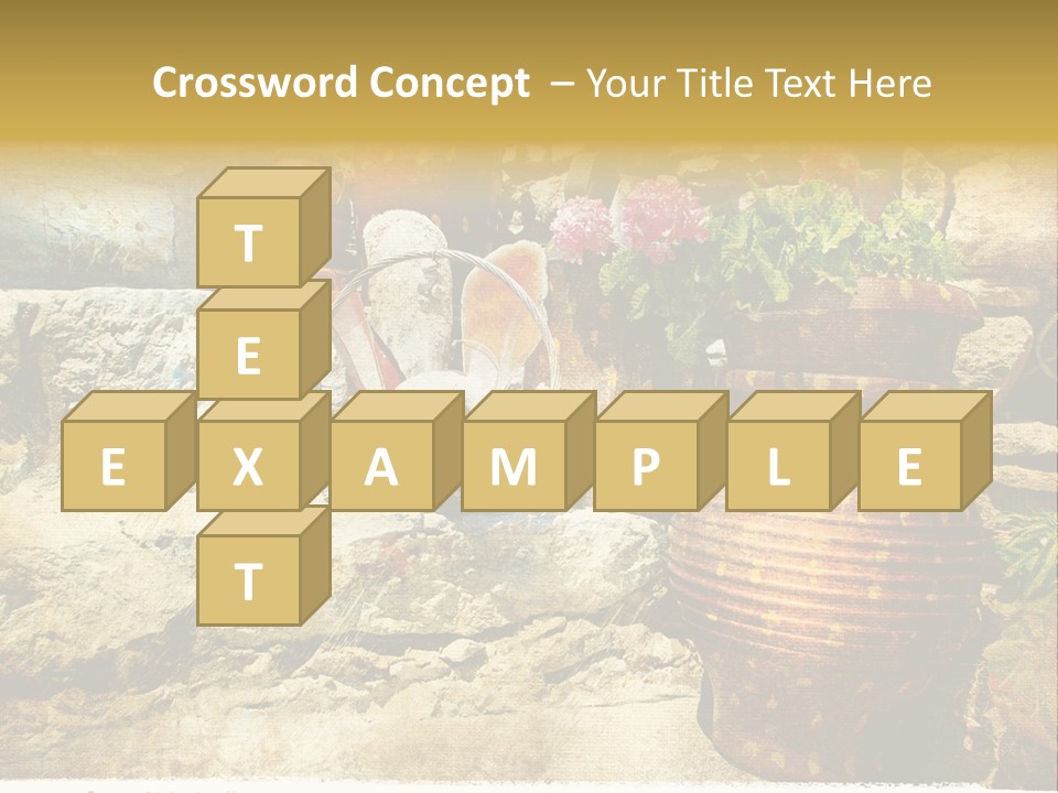 Sandstone Style Crete PowerPoint Template