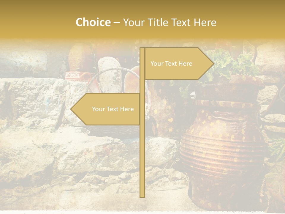 Sandstone Style Crete PowerPoint Template