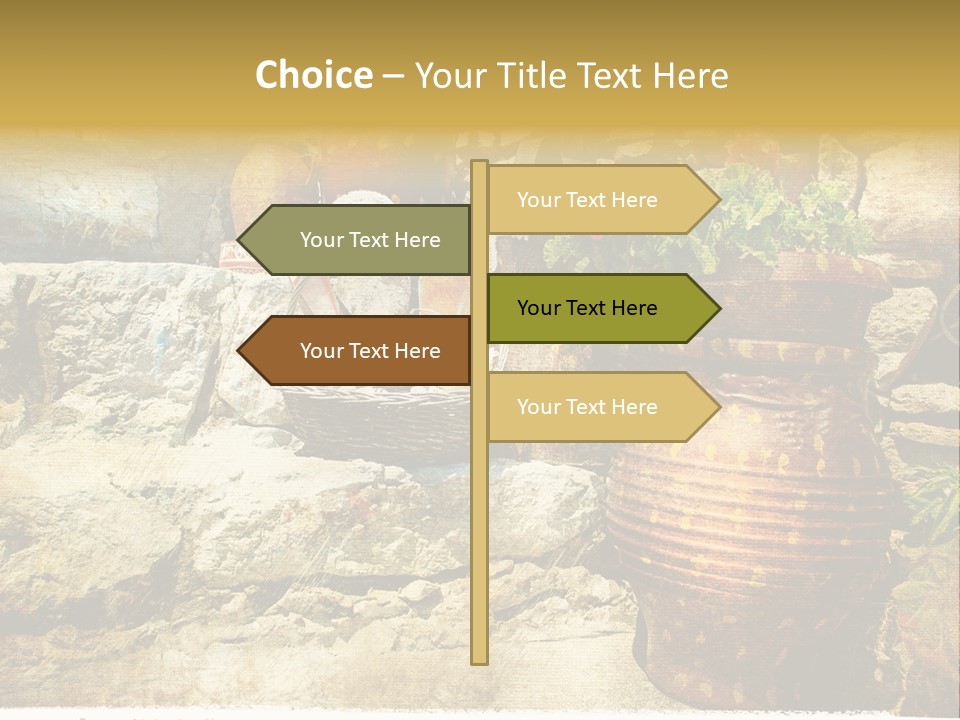 Sandstone Style Crete PowerPoint Template