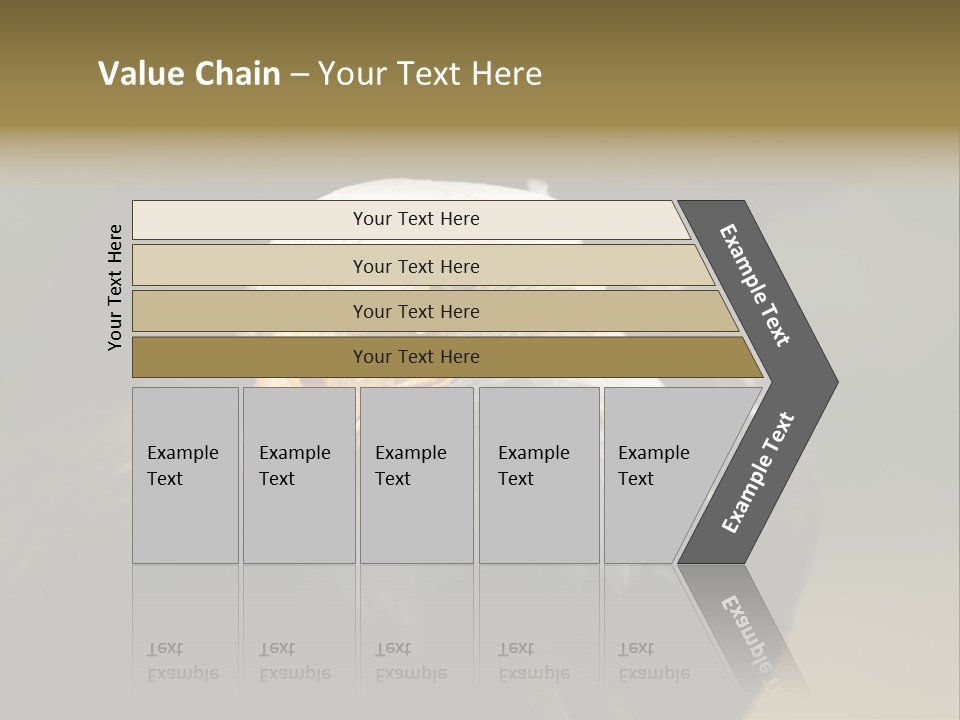 Siyah Beyaz Kartal PowerPoint Template