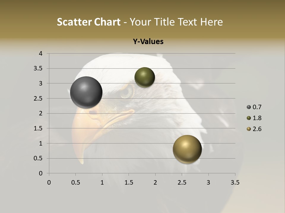 Siyah Beyaz Kartal PowerPoint Template