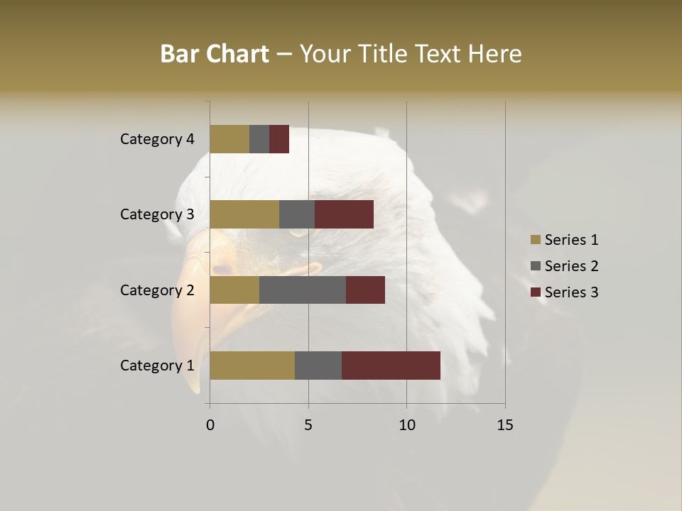 Siyah Beyaz Kartal PowerPoint Template