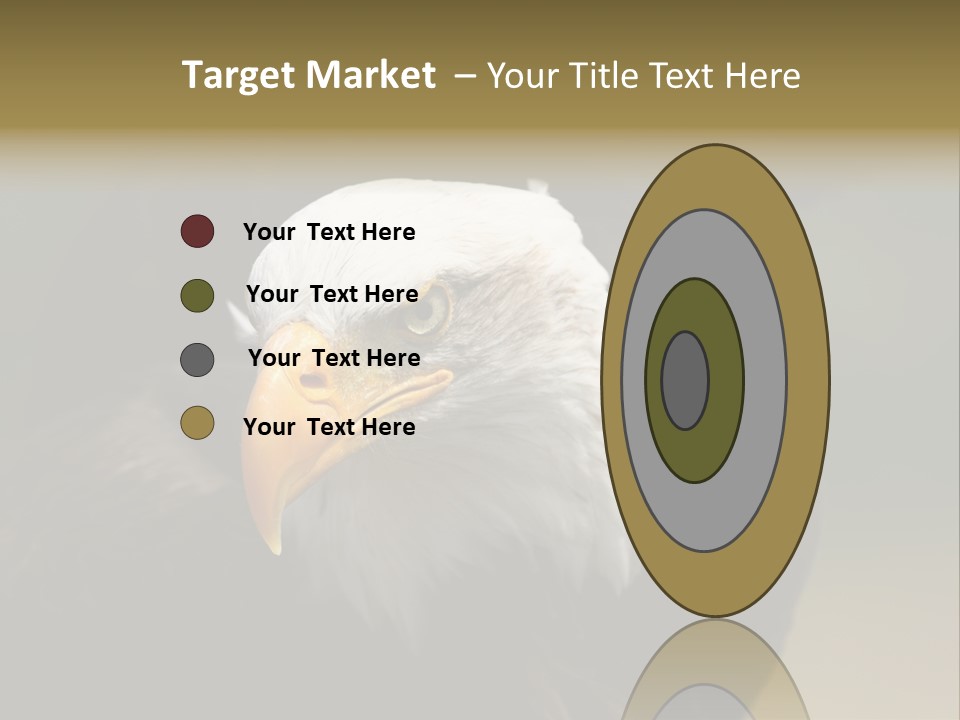 Siyah Beyaz Kartal PowerPoint Template