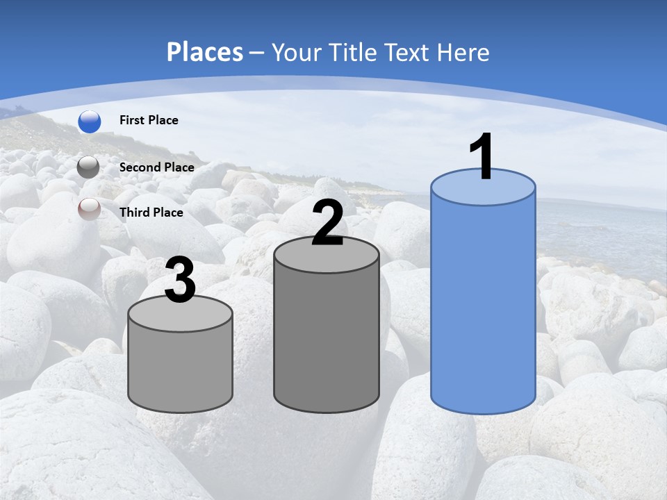 Rocks Beach Gravels PowerPoint Template