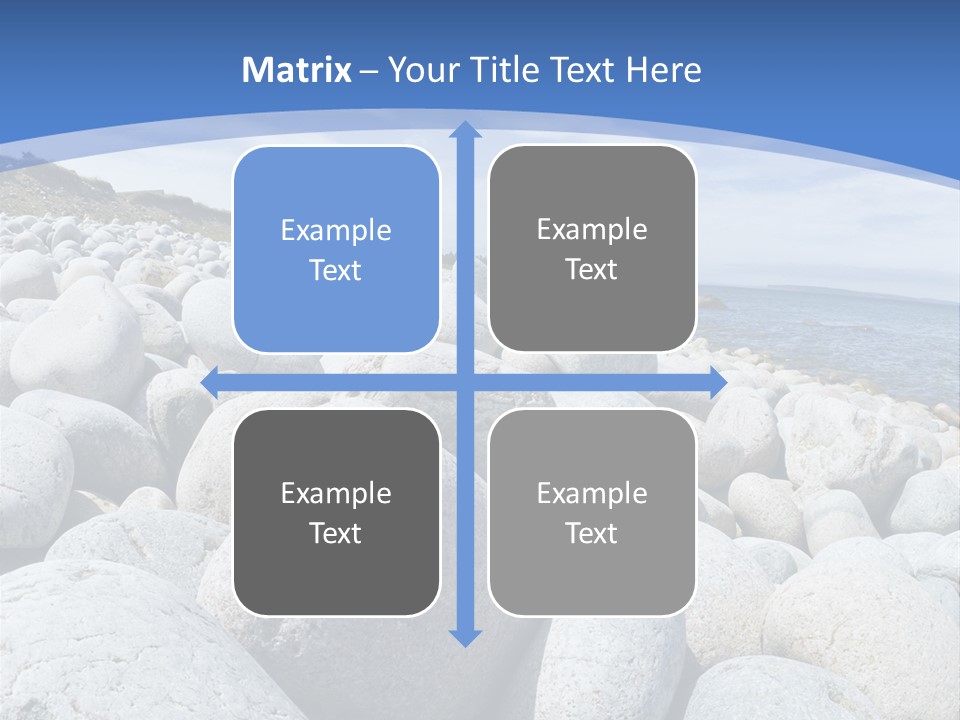 Rocks Beach Gravels PowerPoint Template